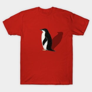 Adelie Penguin with Shadow T-Shirt